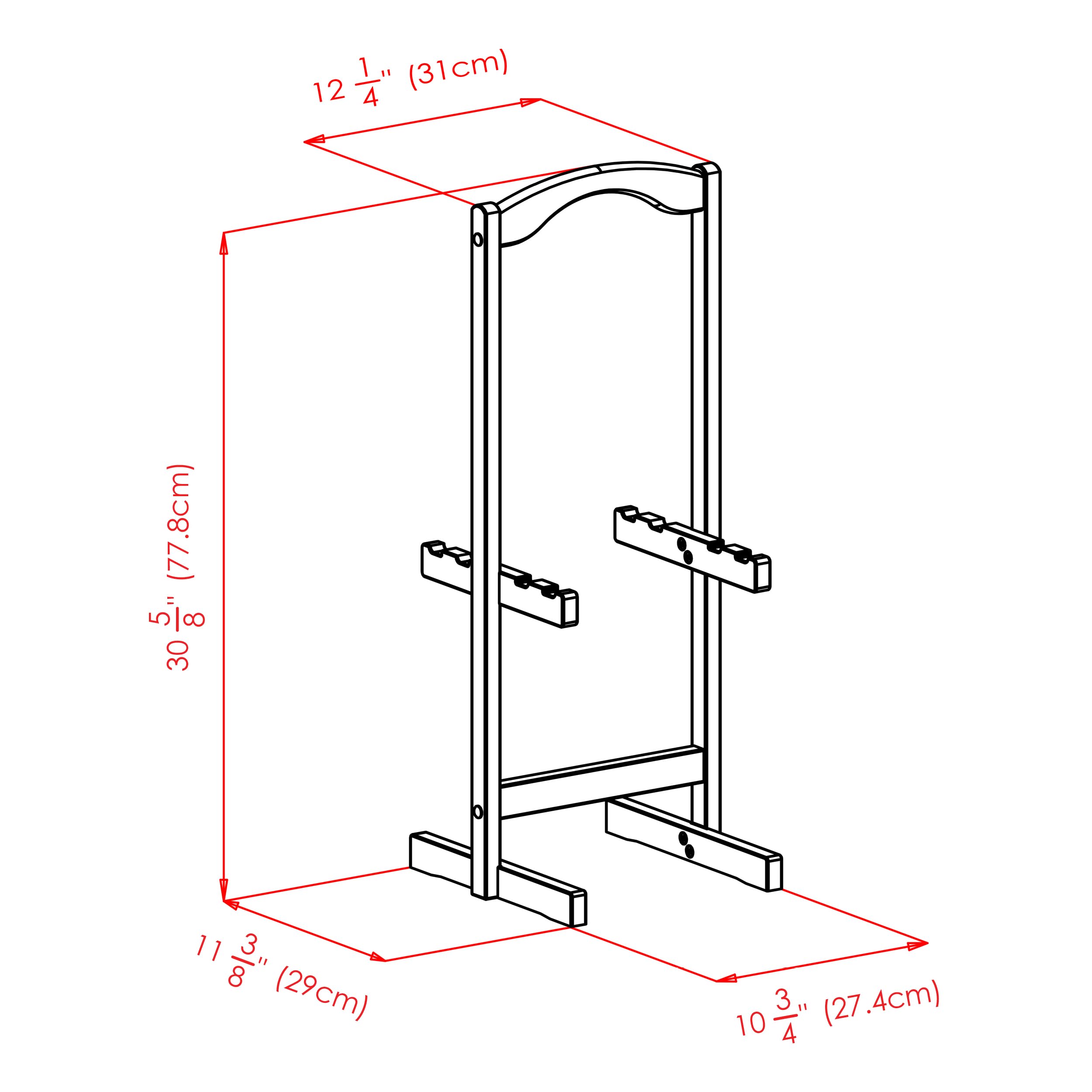 Winsome Alex Snack Table, Walnut, 19.06x14.57x25.98, 5-PC Set