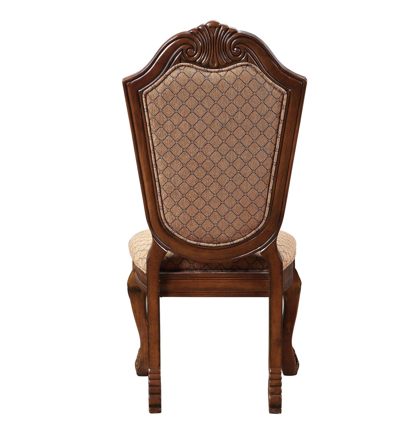 Acme Furniture Chateau De Ville Traditional Fabric Dining Chairs - Thumbnail 2