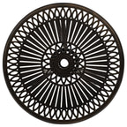 vidaXL Cast Aluminum Patio Table, Round Outdoor Table with Umbrella Hole, Bronze, 24.4"x25.6", Weather Resistant, Stable and Sturdy, Suitable for Patio, Garden, Yard