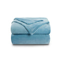 Nanpiper Fleece Blankets Super Soft Flannel Queen Size Blanket For Bed Luxury Cozy Microfiber Plush Fuzzy Blanket,Light Blue