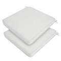 Funhome Outdoor Chair Cushions 18'X18'X2.5' Set Of 2,Waterproof Patio Chair Cushion With Zipper&Ties,18X18 Inch Replacement S