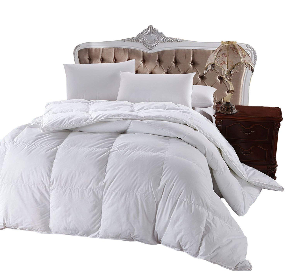 Royal Hotel'S 300 Thread Count Twin/Twin-Extra-Long Size Down-Alternative Comforter, Overfilled Duvet Insert 100% Cotton Shell -