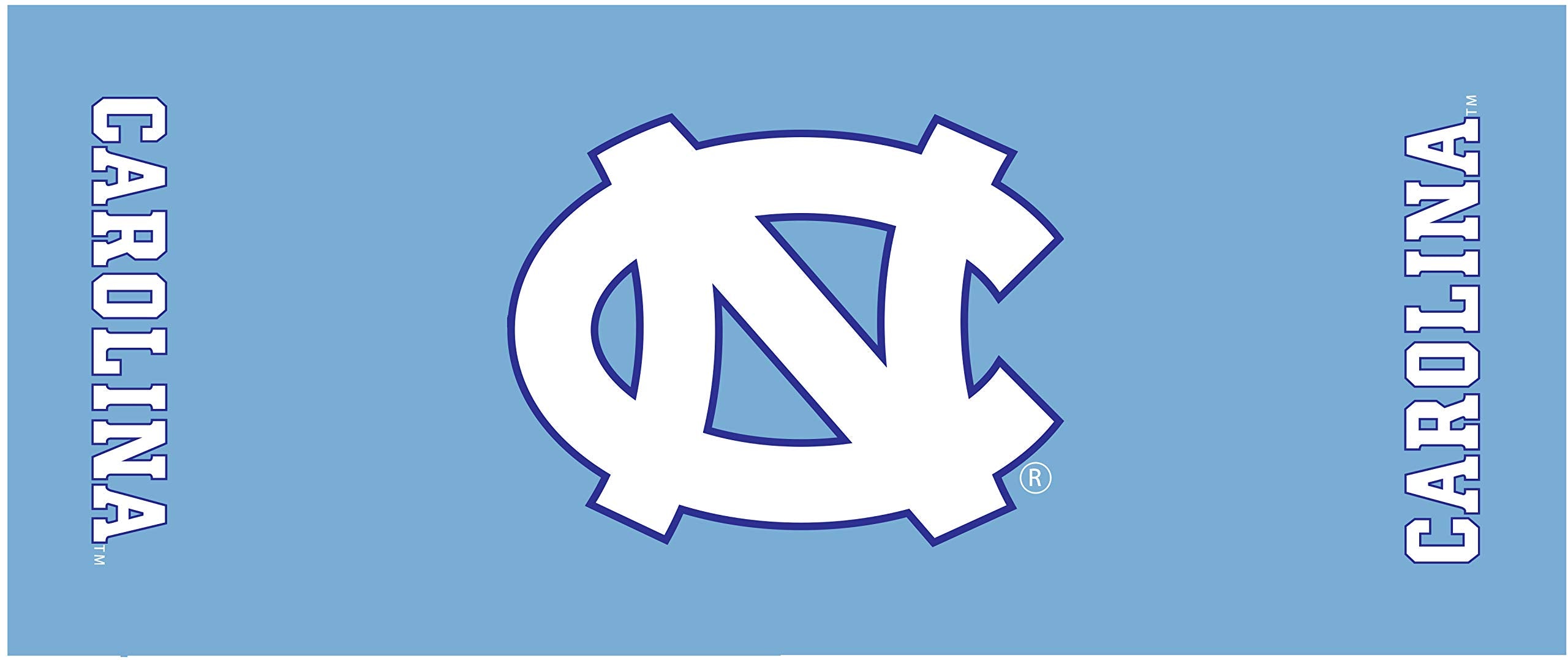 Collegiate Kwik-Covers Rectangle Plastic Table Covers, Bundle Of 2 (University Of North Carolina, 6')