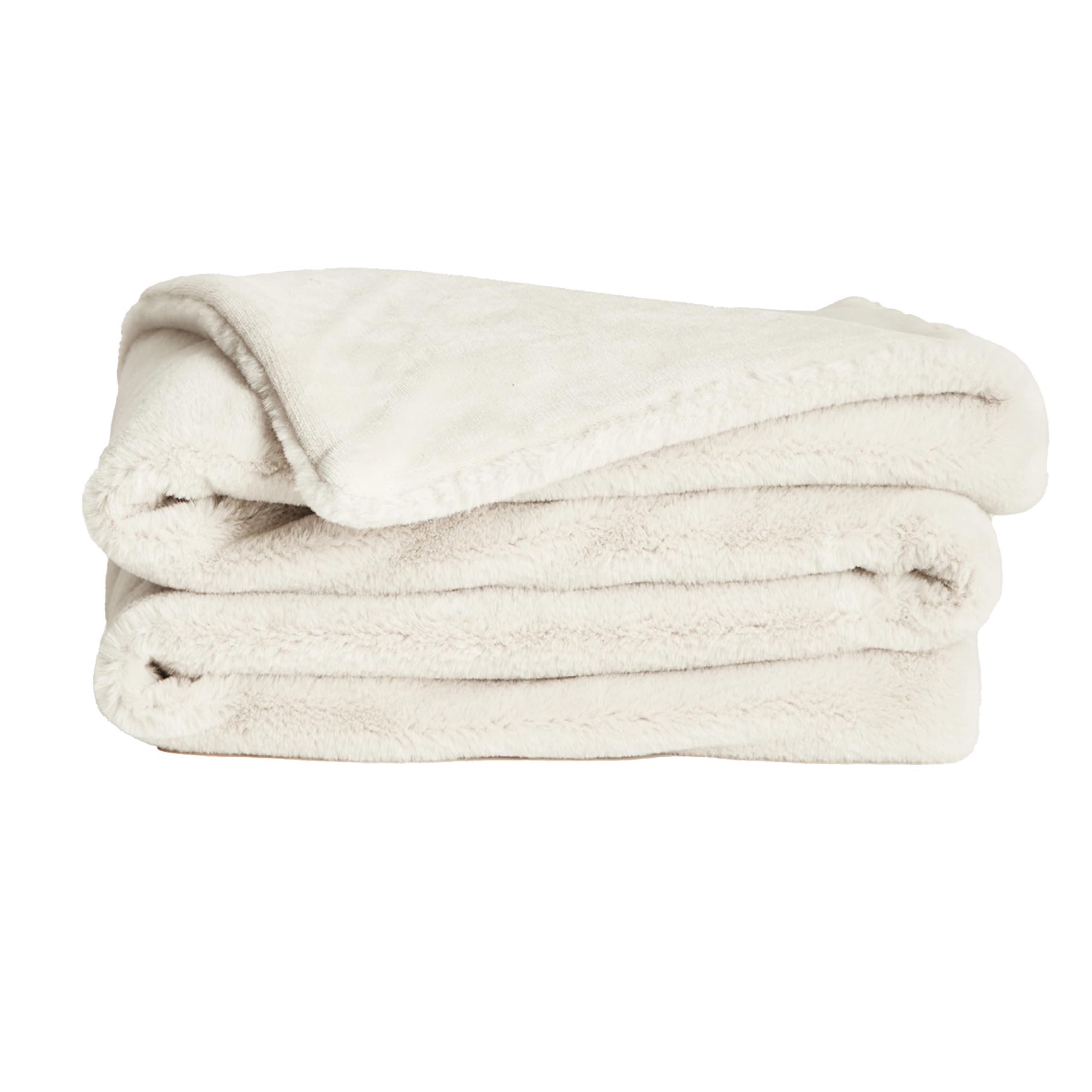Unhide Lil    Marsh - Faux Fur Blanket - Durable, Lightweight, Extra Soft Blanket - Machine Washable - Add A Layer Of Softness T