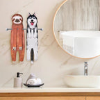 Funny Sloth Hand Towels For Bathroom Kitchen - Sloth Gifts Cute Decorative Sloth Decor Hanging Face Towels Absorbent Soft- Mothe