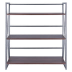 Winsome Wood Isa 3-Tier Shelf, Graphite and Walnut