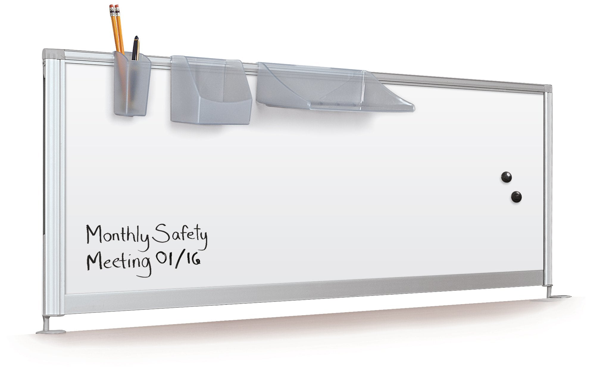 Balt Desktop Privacy Panel, 41-Inch Porcelain