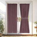 Vatge Door Curtains For French Door, Front Door Curtains For Glass Window Privacy Door Curtain, 1 Panel, W54 X L72, Nostalgia Ro