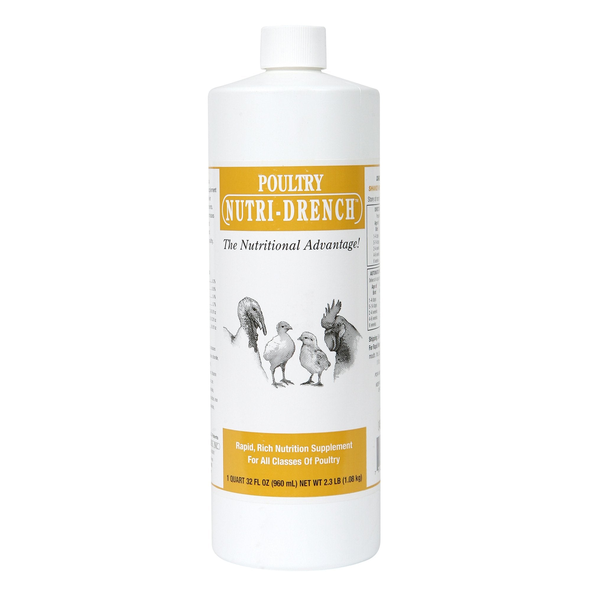 Poultry Nutri-Drench Qt - 1 Quart