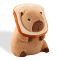 Acgtrick Cute Capybara Plush Soft Capybara Stuffed Animal With Bread Kawaii Capybara Doll Pillow Capybara Plushie Gifts For Kids