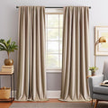 Jinchan Velvet Curtain For Living Room, Thermal Insulated Luxury Drape For Bedroom 90 Inch Long, Stylish Design Super Soft Priva
