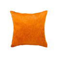 HomeRoots Decor 18' X 18' X 5' Orange Cowhide Pillow