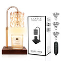 Honvinor Candle Warmer Lamp, Candle Warmer Light with Timer & Dimmer, Candle Warmer Lamp Adjustable Height, Compatible with Jar 