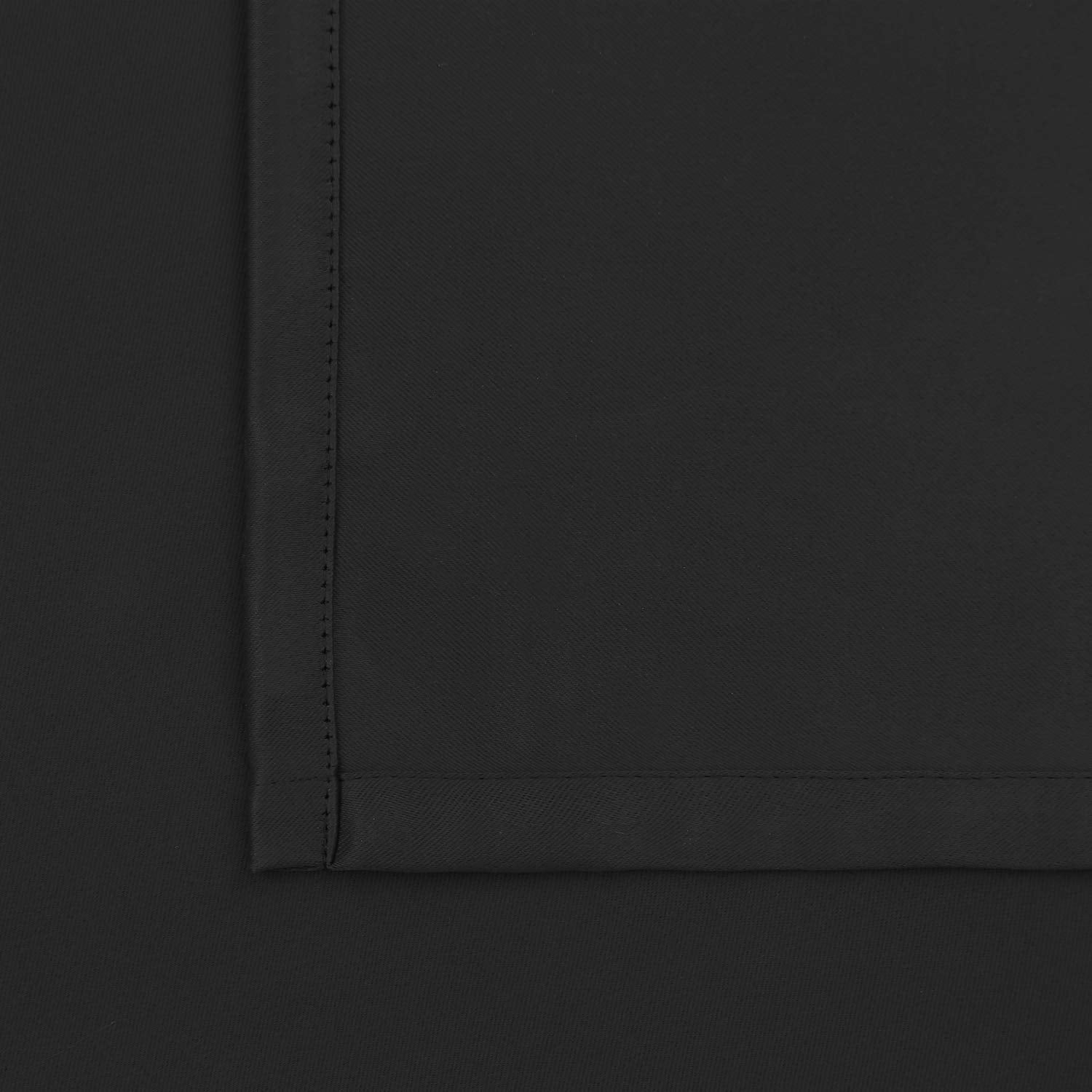 Bgment Black Blackout Curtain Blinds - 42 X 54 Inch Thermal Insulated Rod Pocket And Back Tab Blackout Curtains For Kitchen/Home Decor/Bedroom, 2 Window Curtain Panels