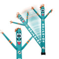 Sporticulture Football Miami Dolphins Wacky Waving Inflatable Tube Guy with LED Lights & Built-in Blower - 6 x 36 x 96 NFL Infla