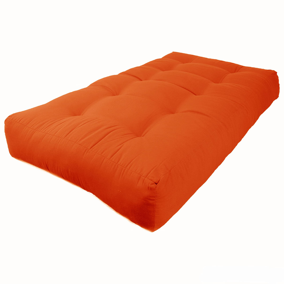 Blazing Needles Renewal 10&quot; Twill Futon Mattress, Twin, Tangerine Dream