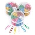 Yarlung 900 Pieces 2 Inch Jumbo Paper Clips, Vinyl Coated Large Paperclips For Office, School Document Organizing, Non-Skid, 6 C