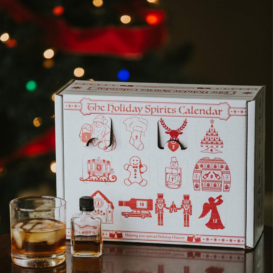 Advent Calendar For Alcohol & Adults | Gift Booze & Wine For Christmas 2024 | Great White Elephant & Holiday Party Hostess Prese