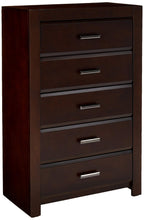 Acme Oberreit Wood 5-Drawers Bedroom Chest in Walnut