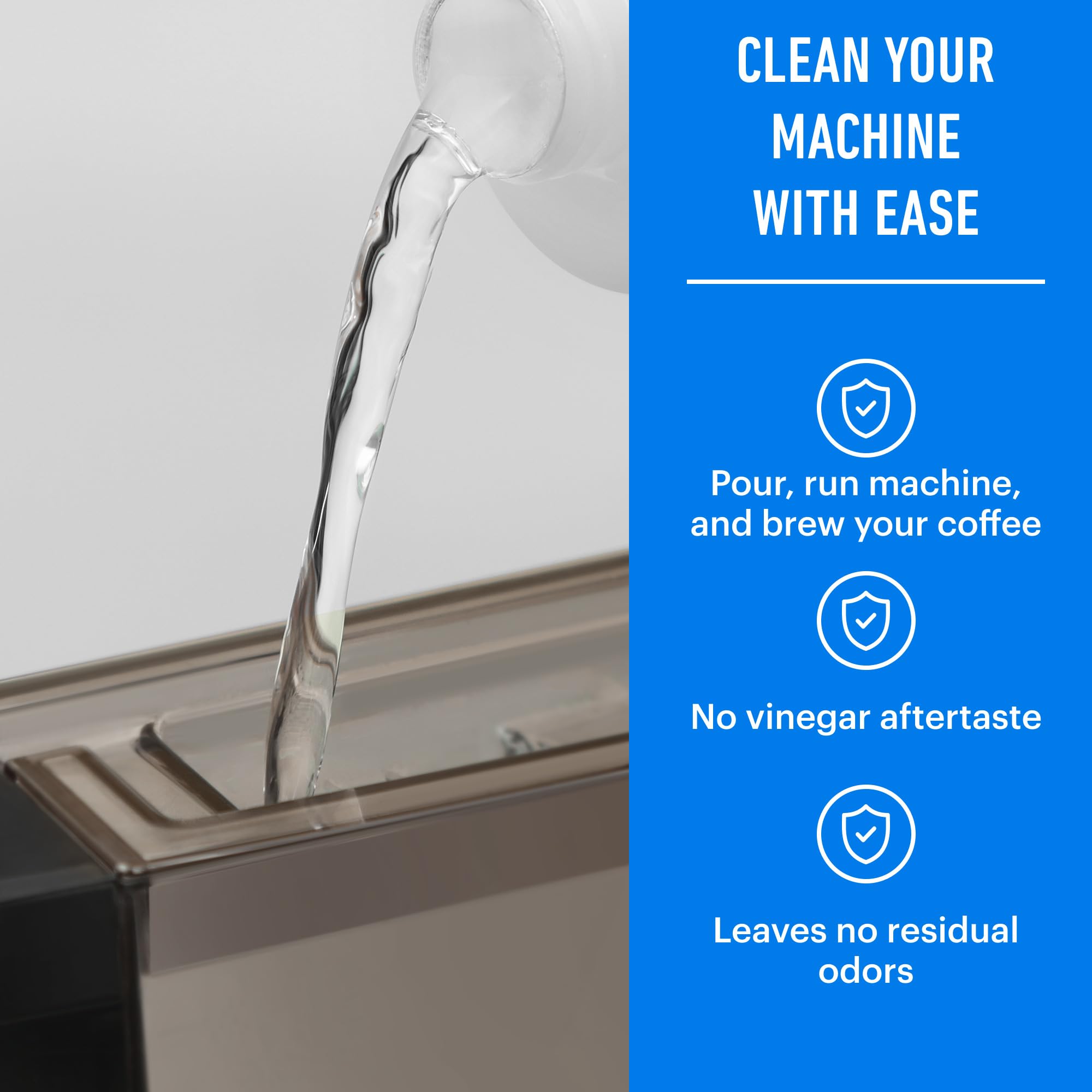 Essential Values Descaling Solution Compatible With Nespresso - Coffee Pot Cleaner And Descaler - Liquid Specially Formulated To