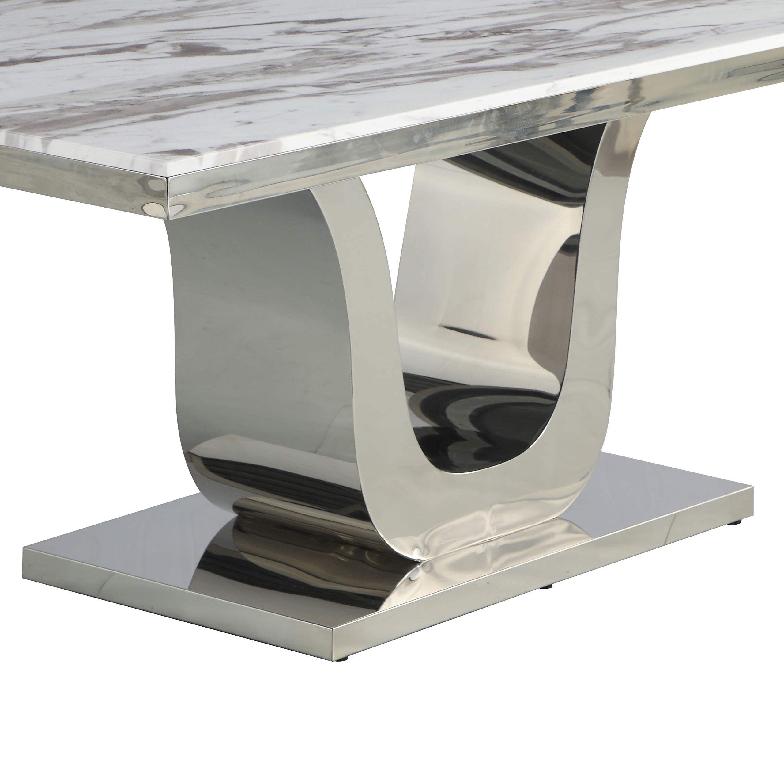 Furniture D13-8Sc164 Dining Set, Dark Gray