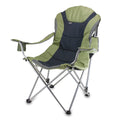 ONIVA - a Picnic Time Brand Portable Reclining Camp Chair, Green/Gray, 8 x 8 x 41 inches