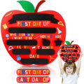 Replaceable First And Last Day Of School Sign, 3D Apple Shaped Wooden School Sign, First Day Of School Board, Back To School Sig
