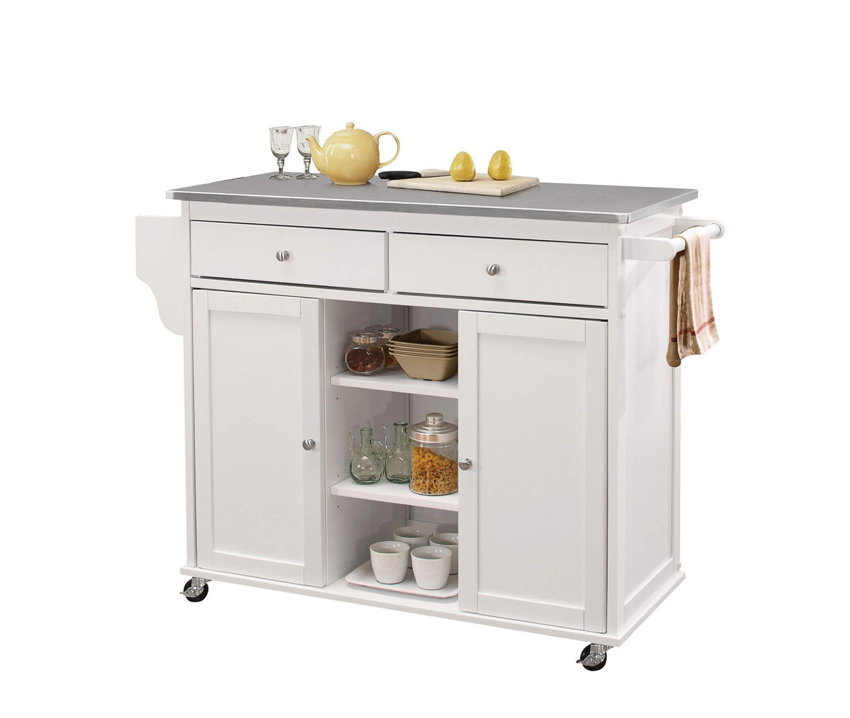 HomeRoots Kitchen Carts Multicolor