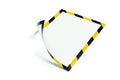 Durable DURAFRAME Security Magnetic Sign Holder, 8.5 x 11, Yellow/Black Frame, 2/Pack