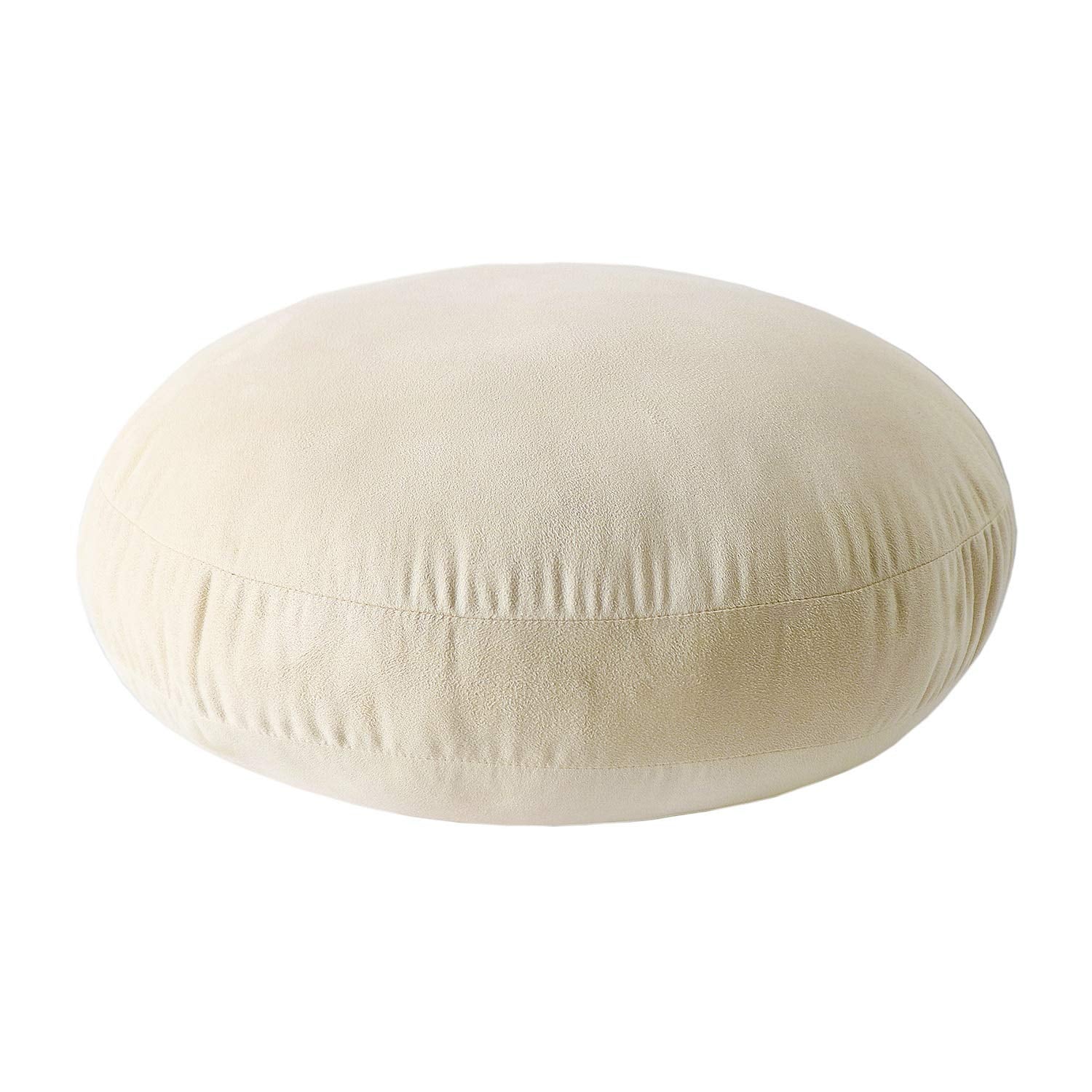 Hodeco Round Throw Pillows Down-like Polyester Filling Super Soft Pillow Ultra Fluffy Feather-like Touching Home Decor Circle Ro