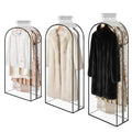 Kozasong Clear Garment Bags for Hanging Clothes 3piece set(43,50,60) inch