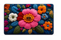 RIVULET Anti Skid Bath Mat 40x60 cm | Soft Absorbent Doormat Floor Rug with Rubber Backing | Washable Quick Dry Bathroom Kitchen