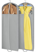 MISSLO 65 Foldable Garment Bags for Hanging Clothes Travel Waterproof Dress Bags for Gowns Long for Closet Storage Dress Protec