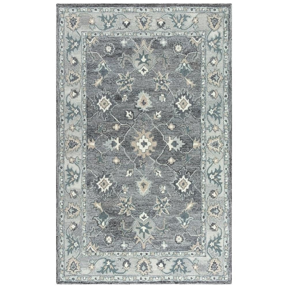 Rizzy Home Alora Decor Spirit 5' X7'6" Classical Gray/Beige Hand Tufted Area Rug