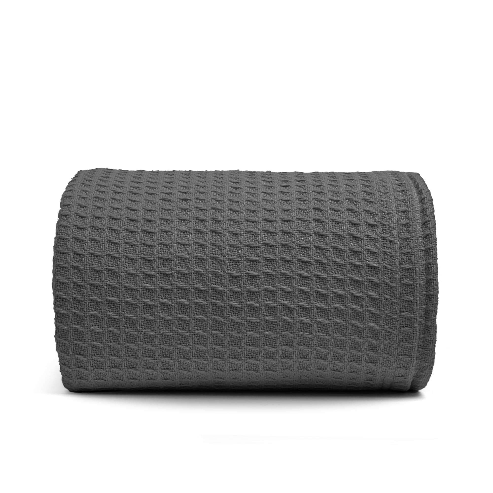 Salt Earth 100% Cotton Throw Blanket, Twin, 68'X92' Waffle Throws For Home, Bedrooms, Outdoor Couch, Cozy Couch, Modern Bed Ro