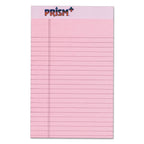 Tops 63050 Prism Plus Colored Jr. Legal Writing Pads, 5 X 8, Pink, 50-Sheet Pads, 12/Pack