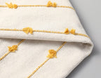 Nuyecy Set Of 2 Boho Throw Pillow Covers 18X18,Beige Yellow Neutral Couch Pillow Case With Tassel Fringe Decorative,Modern Accen