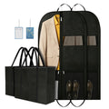 43 Inch 2 Pack Suit Garment Bag and Suit Bags for Closet Storage