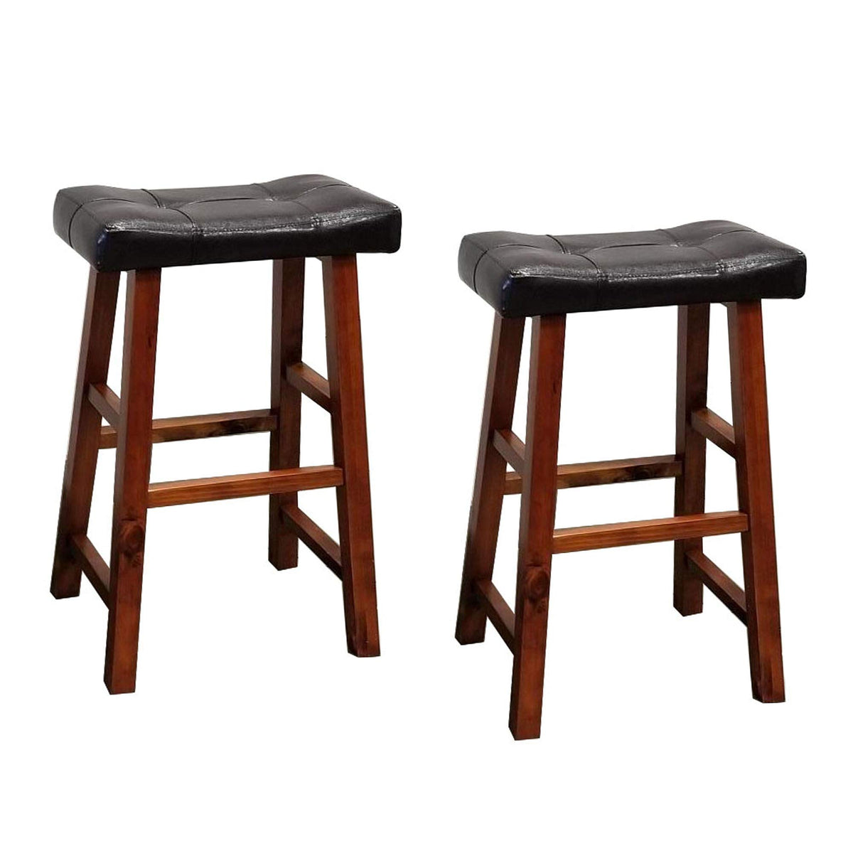 Bella E. Height 29&quot; Rustic Bar Stool, 29'' H X 10.5'' W X 19'' D, Espresso