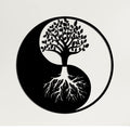 DEKADRON Metal Wall Art, Tree of Life Wall Art, Metal Yin Yang Decor, Metal Wall D  cor, Interior Decoration, Wall Hangings (35 