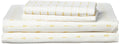 Tommy Bahama - King Sheets, Cotton Percale Bedding Set, Crisp & Cool, Stylish Home Decor (Pineapple Pinstripe Yellow, King)