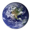 Smooffly Earth Round Mouse Pad, Beautiful Planet Earth Fashion Design Circular Mousepad With Rubber 20Cm