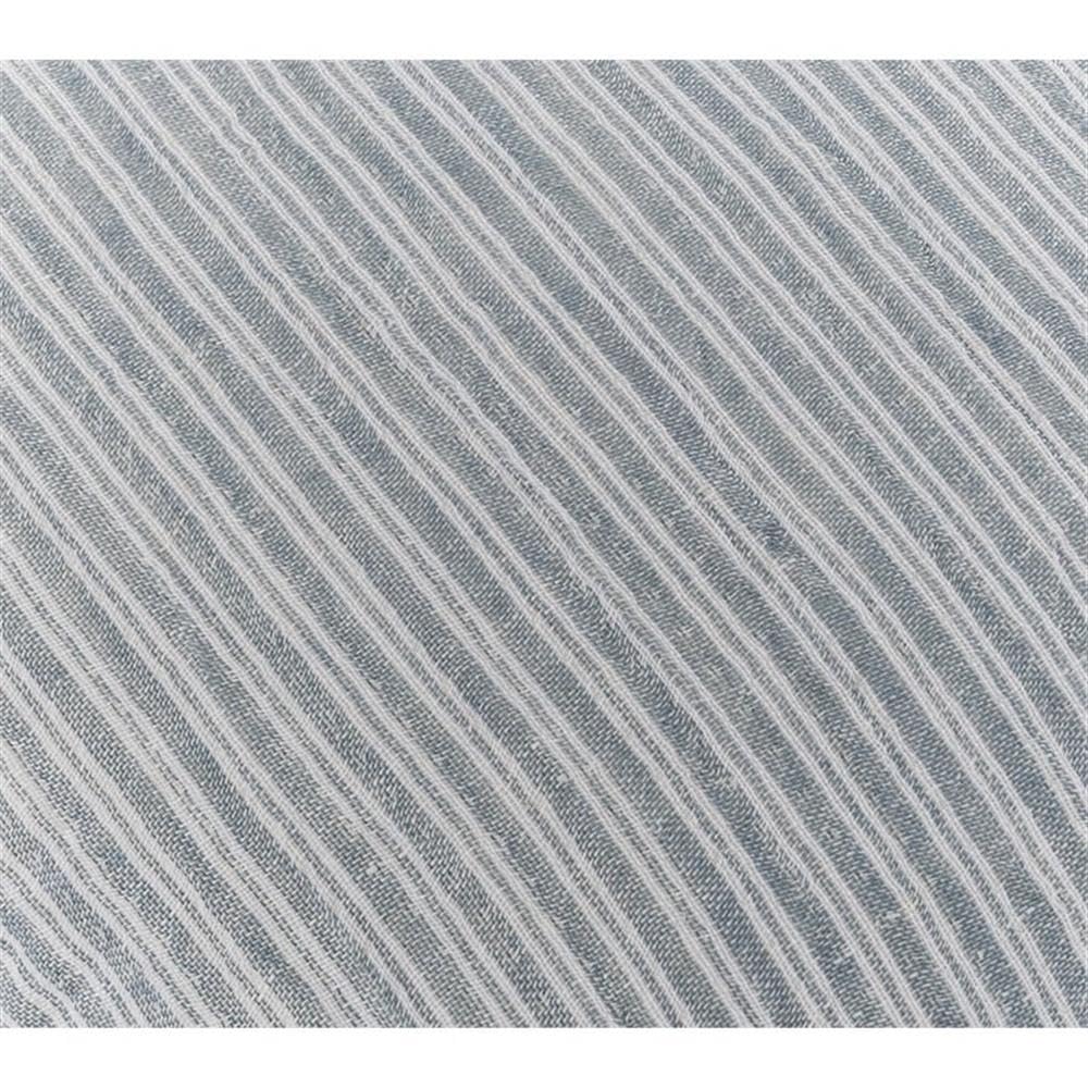 Kosas Home Camille 22X22 Square Cotton And Linen Throw Pillow In Ash Blue