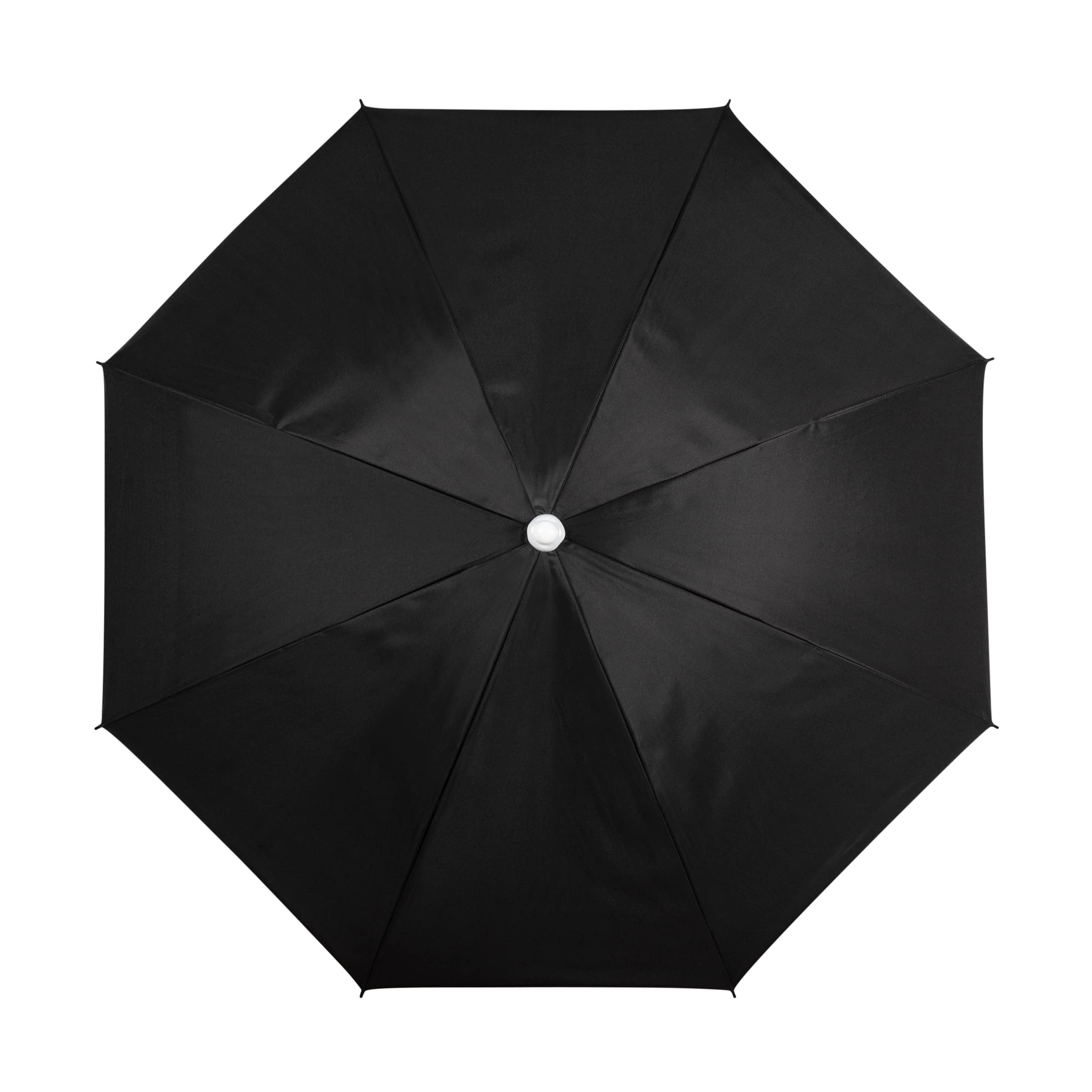 Oniva - A Picnic Time Brand Outdoor Canopy Sunshade Beach Umbrella 5.5' - Small Patio Umbrella - Beach Chair Umbrella, (Black)