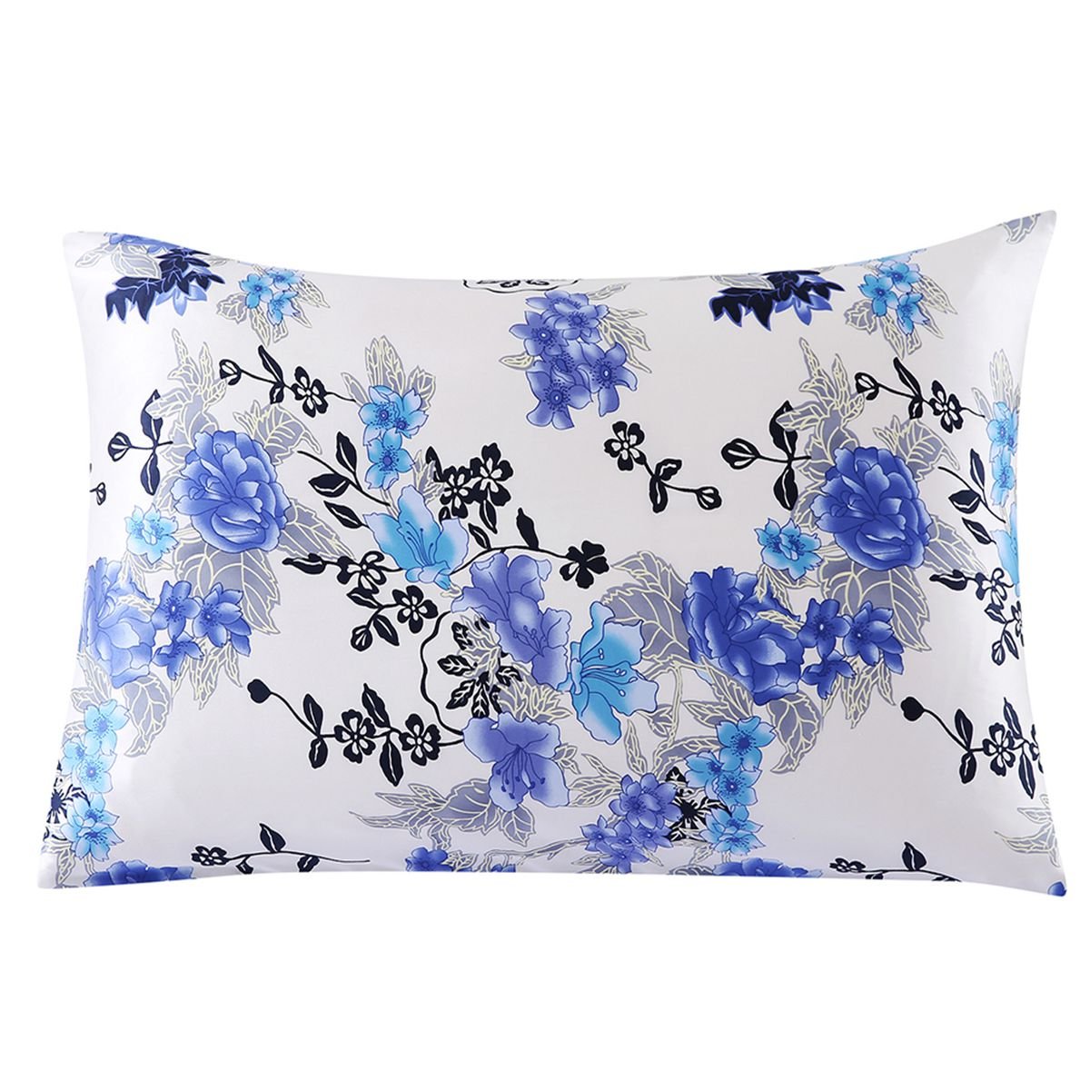 Slpbaby Silk Pillowcase For Hair And Skin With Hidden Zipper Print (Queen, Pattern 21)