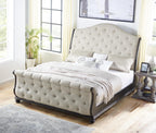 Steve Silver Rhapsody Multi-Step Molasses King Wood Sleigh Bed