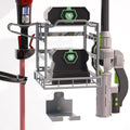 Power Tool Organizer Wall Mount, Lawn Tool Storage Rack For Leaf Blower, Weed Eater, Battery, Charger - Yard Tool Storage Organi