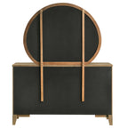 Coaster Home Furnishings Granada Transitional 61-inch 8-Drawer Bedroom Dresser with Mirror Bedroom Clothing Storage Cabinet Wide Chest of Drawers Organizer Unit Natural Pine 224923M