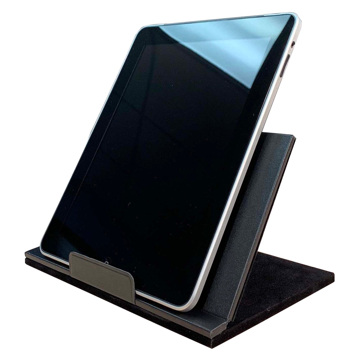 Dacasso Black Leather Tablet Stand