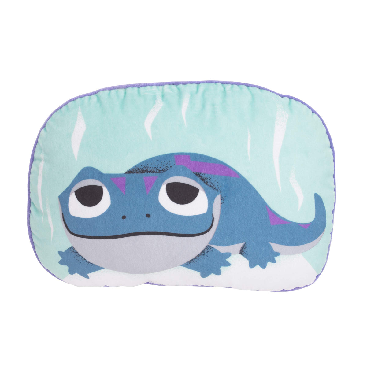 Disney Frozen 2 Colorful Double-Sided 'Bruni' The Salamander Toddler Decorative Character Pillow With Piping